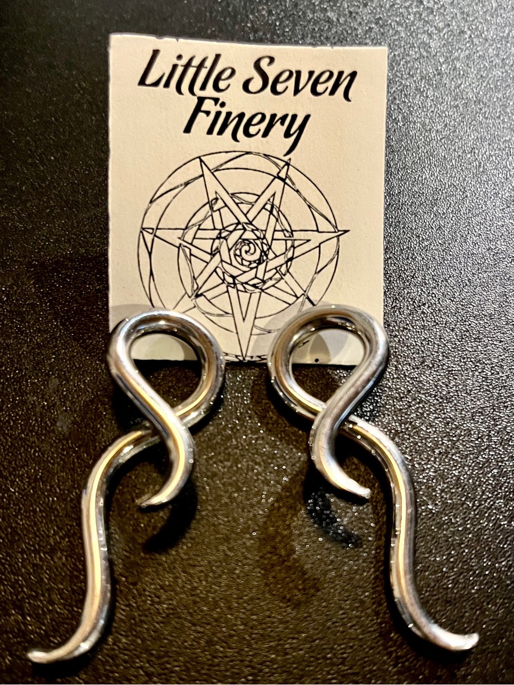 Little Seven Finery Shakti 6 Gauge Earrings $55